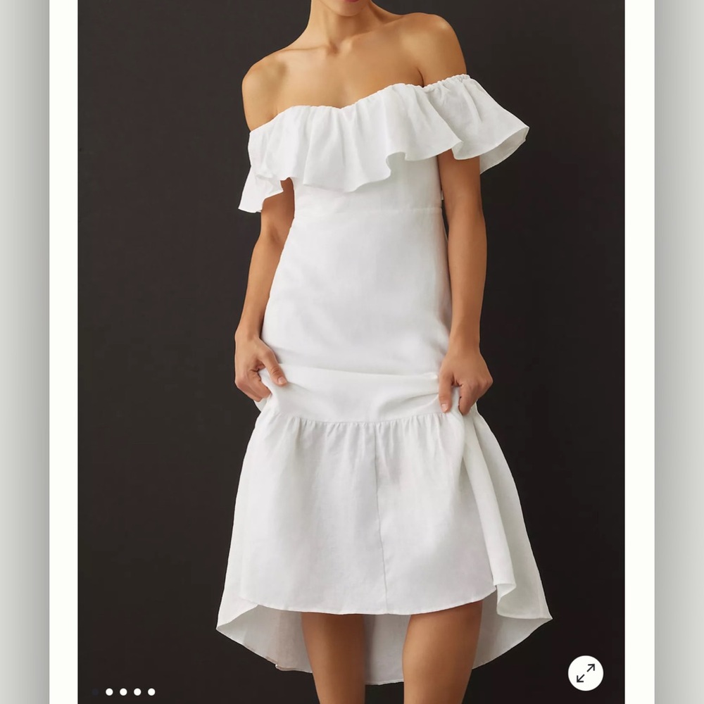 Reformation Baela Linen Dress